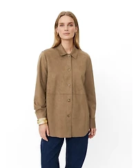 Masai Copenhagen Women's MaIvethra Faux Suede Shirt