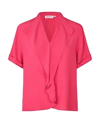 Masai Copenhagen Women's MaDyvora V-Neck Ruffle Blouse