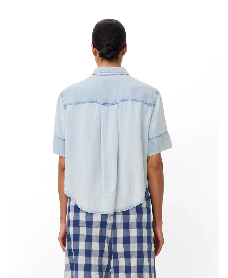 Masai Copenhagen Women's Mairenova Denim Button-Front Shirt