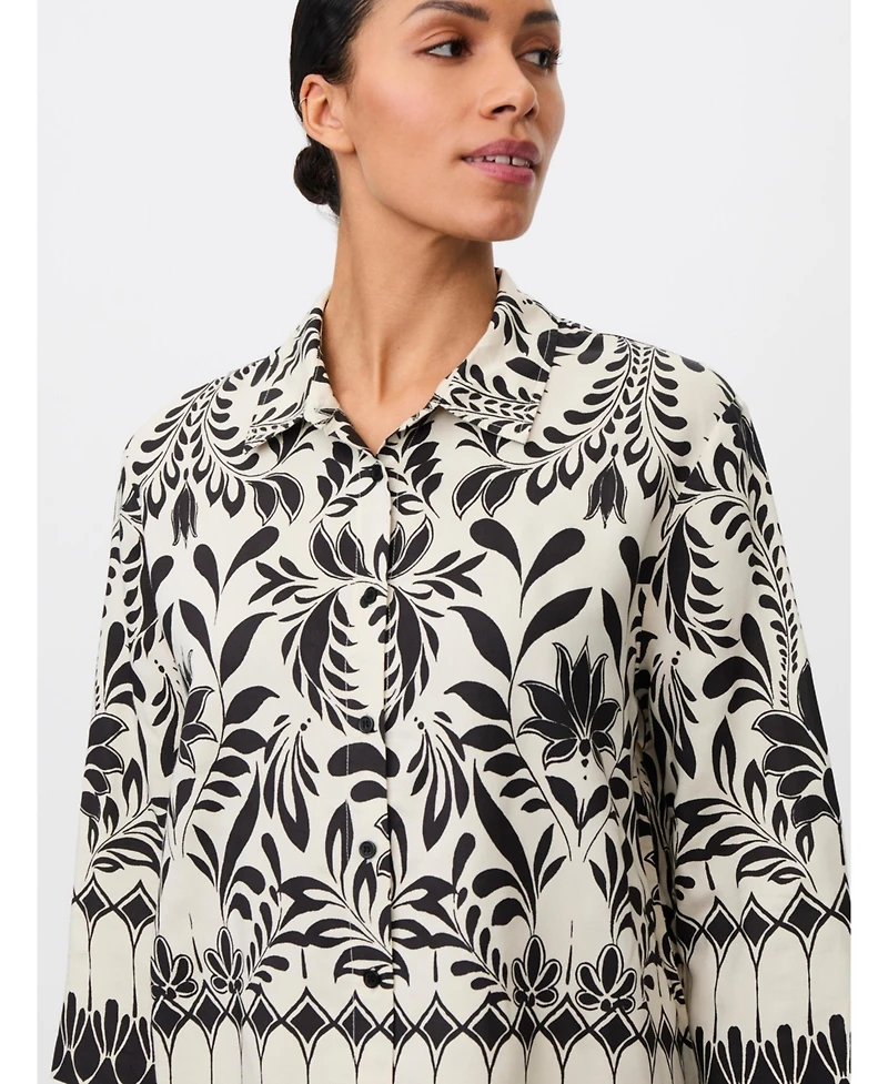 Masai Copenhagen Women's Maisolde Garden Collared Relaxed Shirt