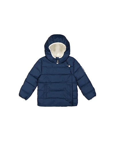 Deux par Toddler Unisex ( 2T To 5T ) Winter Jacket Adapted for Car Seats Dark
