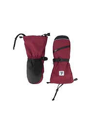 Deux par Kids&baby(2-5) Toddler Boy Teknik Winter Mittens Burgundy