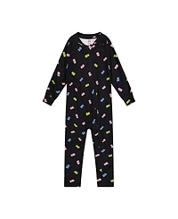 Deux par Little and Big Girl (6 - 14) One-Piece Thermal Underwear Printed Gummy Bears