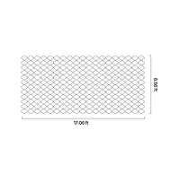 Sugift Gravel Grid 4 in Depth Geo Grids for Driveway