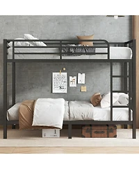 Streamdale Furniture Metal Full Xl over Full Xl Bunk Bed