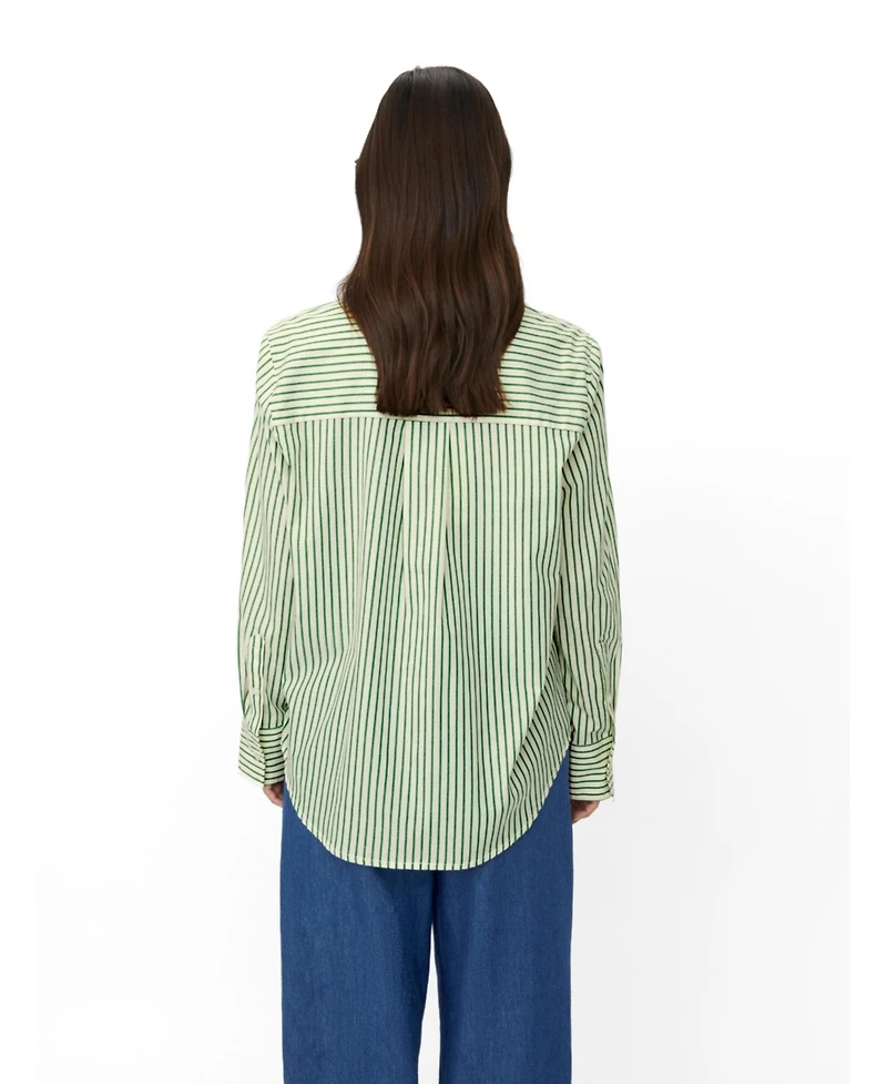 Masai Copenhagen Women's Mairyelle Striped Long-Sleeve Button-Down Shirt
