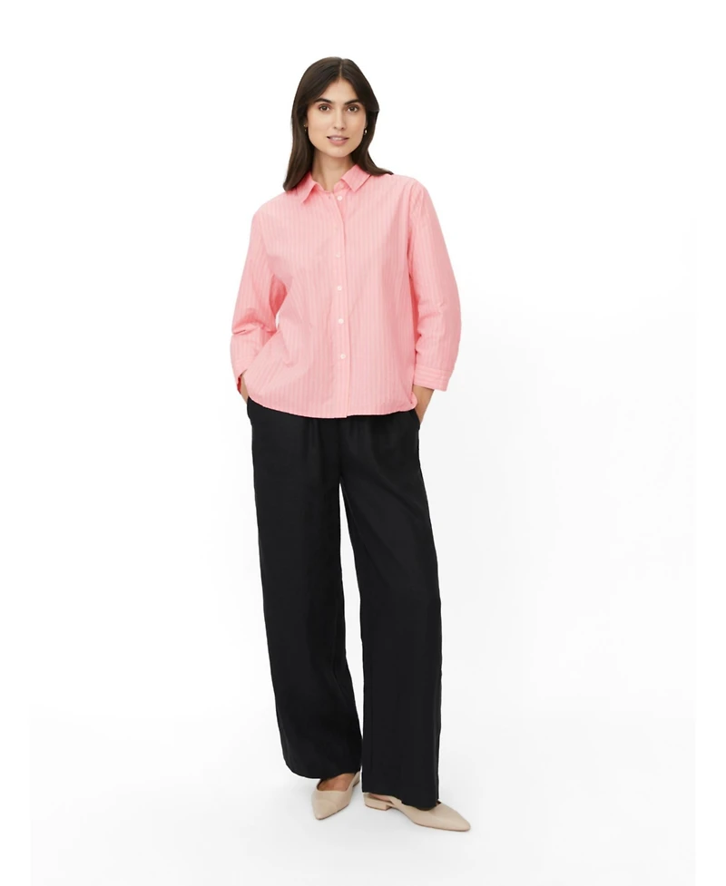 Masai Copenhagen Women's MaIsalina Striped 3/4 Sleeve Shirt