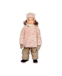 Deux par Toddler Girls ( 2T 3T 0 Two Piece Snowsuit Animal Print