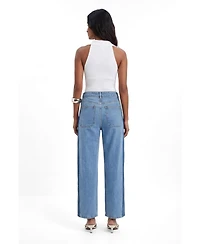 Karen Millen Women's Barrel Leg Jeans