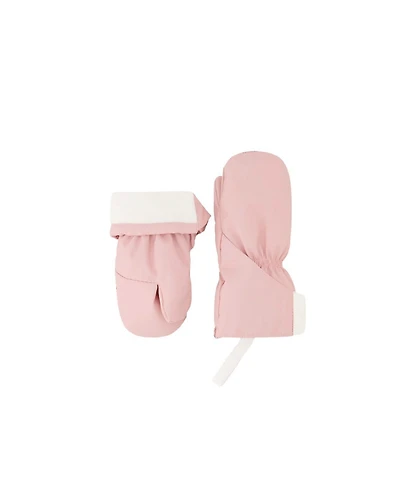 Deux par Deux Baby Girls 3M-24M Lined Mittens
