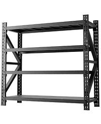 Boyel Living Steel Heavy Duty Storage Rack 5000lb Capacity Adjustable 4 Shelf