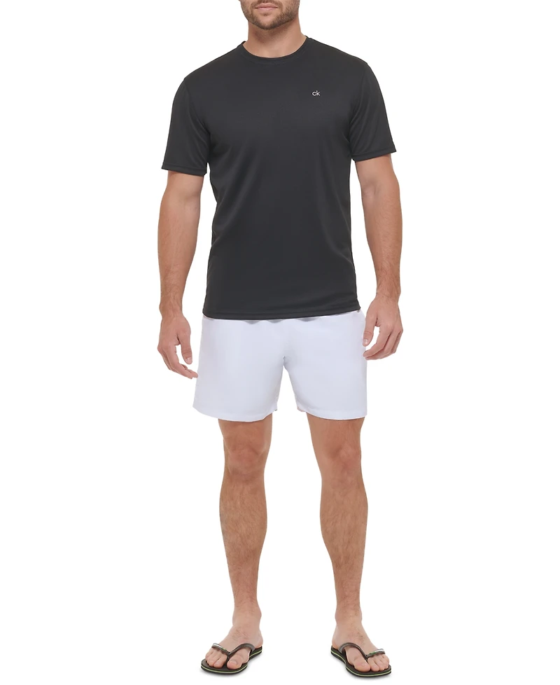 Calvin Klein Men's Performance Crewneck Rash Guard