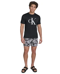 Calvin Klein Men's Logo Short-Sleeve Rash Guard