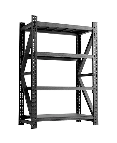 Boyel Living Heavy Duty Storage Rack 4000lb Capacity 4 Shelf Adjustable Steel