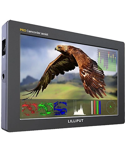 Lilliput Q7 Pro 7 inch Ips Sdi Led Monitor with Built-In Speaker and Hdr/3D LUTs, 1920x1200