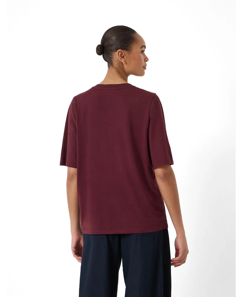 Hush Women's Reece V-Neck Drapey T-shirt