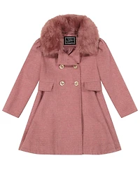 S Rothschild & Co Toddler Girls' 2T-5T Long-Sleeve Princes Coat