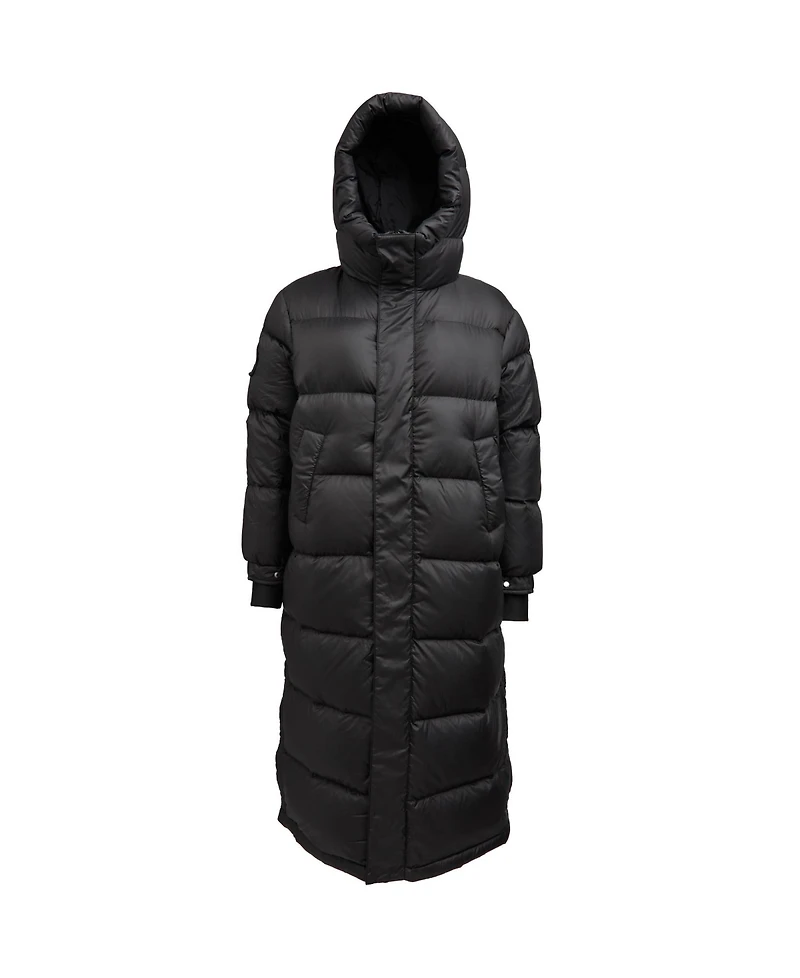 JACK1T Women's Longline Midi Puffer Coat