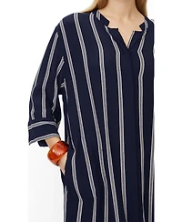 Masai Copenhagen Women's Striped Midi V-Neck Dress
