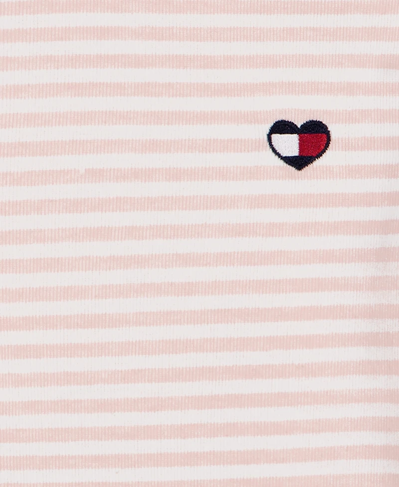 Tommy Hilfiger Baby Girls' Short-Sleeve Bodysuit, 4-Pack