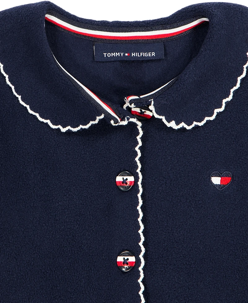 Tommy Hilfiger Baby Girls' Long-Sleeve Jacket, T-Shirt and Pants, 3-Piece Set
