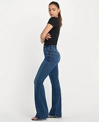 Good American Women's Soft Tech Classic Bootcut Jeans