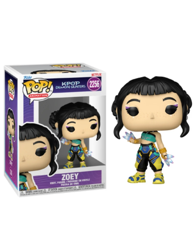 Funko Pop Animation: Kpop Demon Hunters Zoey Toy, Ages 3+