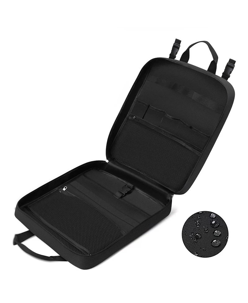 Piscifun Waterproof Camping Kitchen Organizer with Paper Towel Holder Multi Pocket Large Capacity Outdoor Cooking Utensil Storage Bag