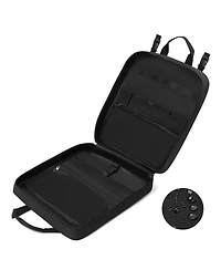 Piscifun Waterproof Camping Kitchen Organizer with Paper Towel Holder Multi Pocket Large Capacity Outdoor Cooking Utensil Storage Bag