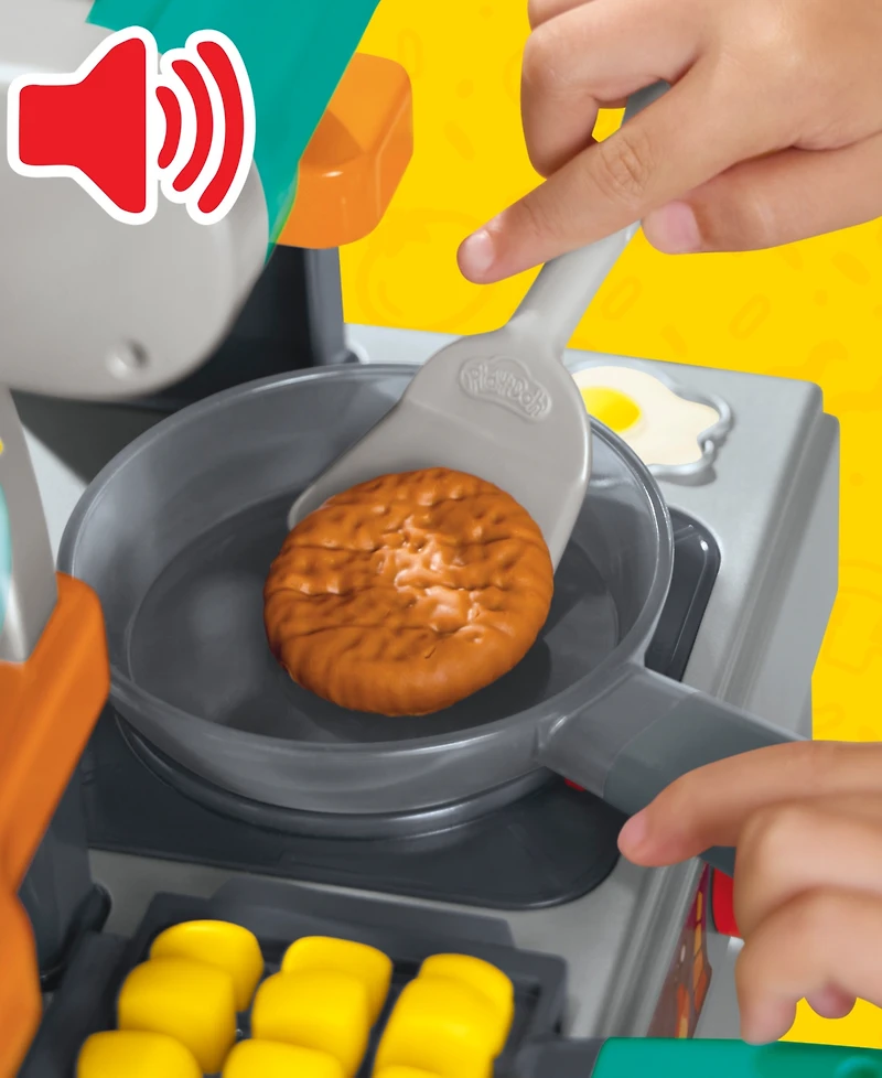 Play-Doh Super Sizzlin Kitchen Playset, Ages 3+