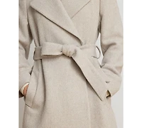 Lauren Ralph Women's Long Belted Wrap Coat