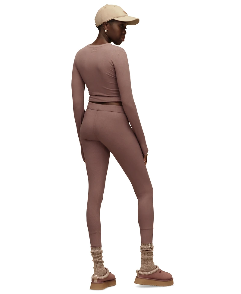rib knit slouchy crew