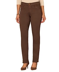 Democracy Petite "Ab"solution Straight-Leg Jeans