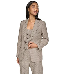 Dkny Women's One-Button Notch-Collar Blazer