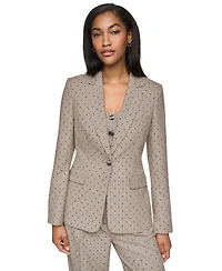 Dkny Women's One-Button Notch-Collar Blazer