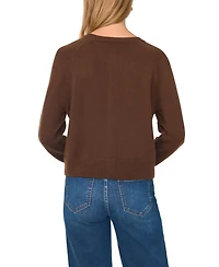 Vince Camuto Women's Short-Sleeve Crewneck Sweater