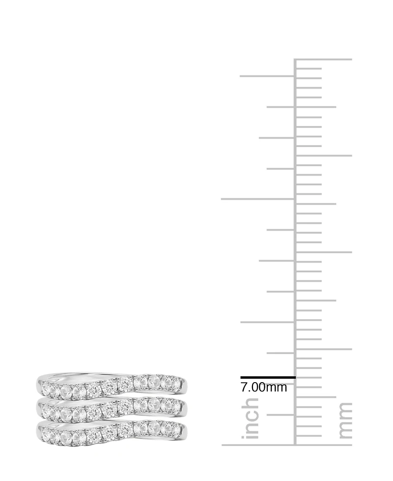 Macy's 3-Piece Lab Grown Diamond Ring Set (1 ct. t.w.) 14k Yellow Gold