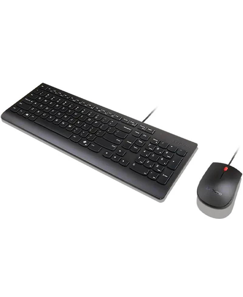 Lenovo Ai Wired Usb Full-Size Ambidextrous Keyboard and Mouse Combo Compatible with Windows