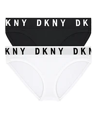 Dkny Women's 2 Pack Cozy Boyfriend Bikini Panty