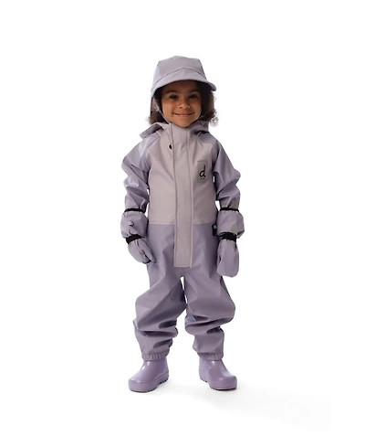 Deux par Baby Girls 12M to 24M Rain One Piece Mauve