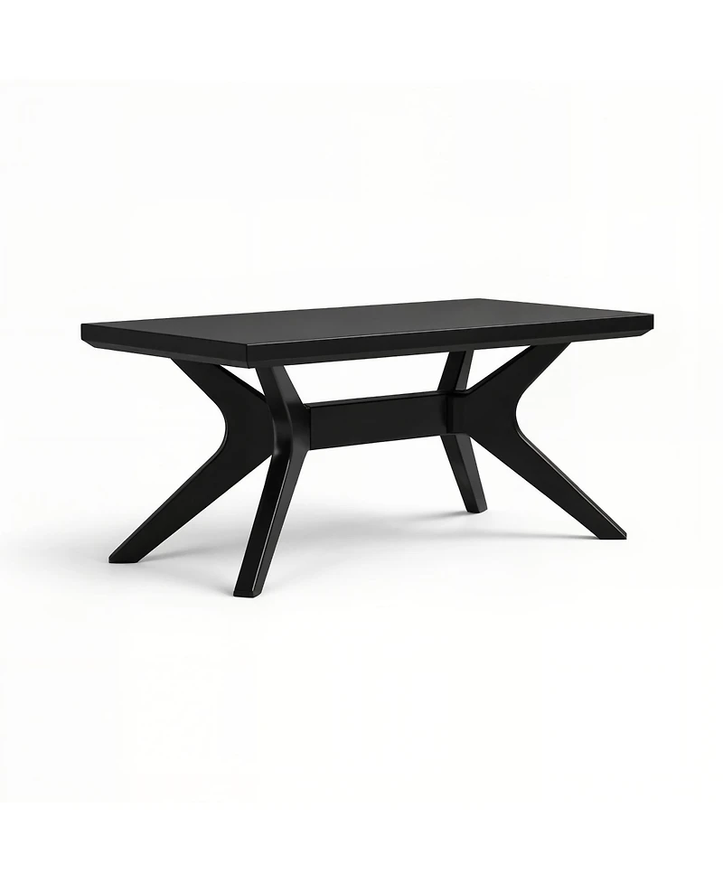 Sunset Living Furniture Cross Leg Rectangular Coffee Table