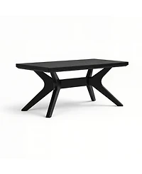 Sunset Living Furniture Cross Leg Rectangular Coffee Table