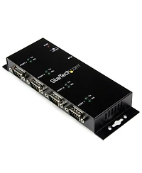 StarTech.com 4 Port Wall Mountable Usb to DB9 RS232 Serial Adapter Hub