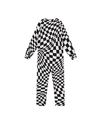 Deux par Baby Boy ( 6M to 24M )One Piece Thermal Underwear Checkered Print