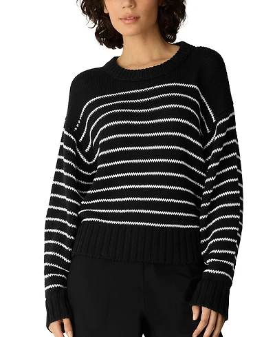 Eileen Fisher Women's Long-Sleeve Crewneck Sweater