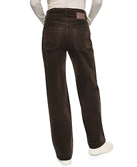 Dkny Jeans Petite High-Rise Wide-Leg Pants