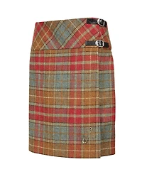Celtic & Co. Women's The British Celt Kilt Plaid A-Line Wool Skirt