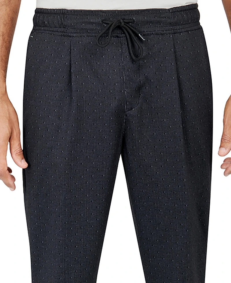 Society of Threads Men's Regular Fit Drawstring Pleated Pants