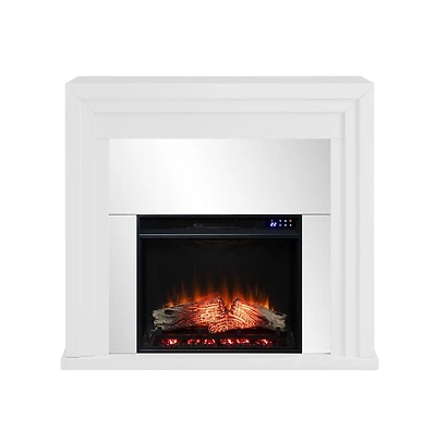 Augusta Home Stadderly Mirrored Fireplace