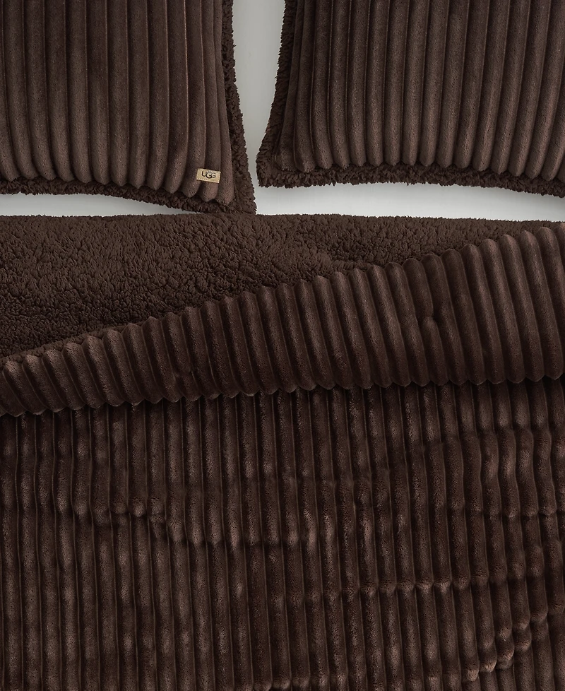 Ugg Avery Ribbed 3-Pc. Comforter Set, Full/Queen